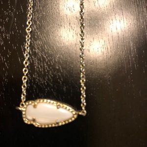 Kendra Scott Cream Arrowhead Necklace